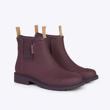 Merry People Bobbi Ankle Rain Boots Dark Cherry US M6 W7-7.5