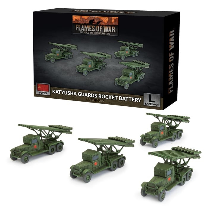 Soviet Katyusha Guards Rocket Battery - Late-War - Brand New - Flames of War