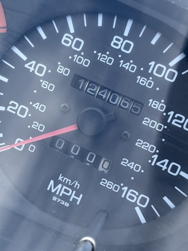Nissan S14 Speedo Clocks Speedometer Cluster Silvia MPH Genuine 2481065F02 - Picture 4 of 12
