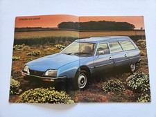 CITROEN CX SAFARI FAMILIALE SALES BROCHURE 1977