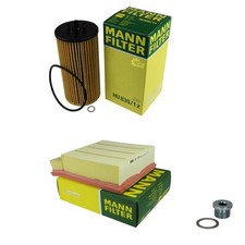 MANN-FILTER Inspektionspaket Filterset für Audi A4 Avant S4 quattro 8ED B7
