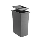 Hailo Inner Bucket 1221439 Lid 1226039 35L Dark Grey Euro Cargo Tipping Box