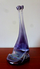 Design Studioglas Vase von Heiner Düsterhaus für Vera Walther