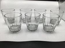 Libbey Aztec Rock Whiskey Drinking Glasses Set of 7