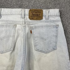 Levis 550 Orange Tab Jeans Men 34x30 Fit 32x30 Relaxed Vintage Light Wash 1991