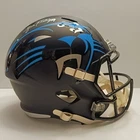 Luke Kuechly Autographed Carolina Panthers AMP Helmet - Beckett Wit F/S Replica