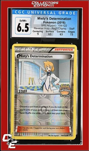 BREAKpoint Misty's Determination 104/122 Reverse Regional - STAFF CGC 6.5