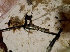 1982 Yamaha XT 250  Clutch Cable and Actuator Arm Motor #3Y1-008958