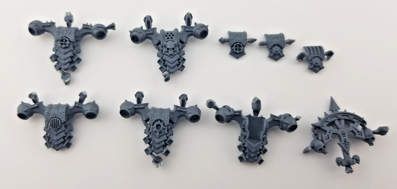 5x Backpacks (B) - Legionaries - Chaos Space Marines