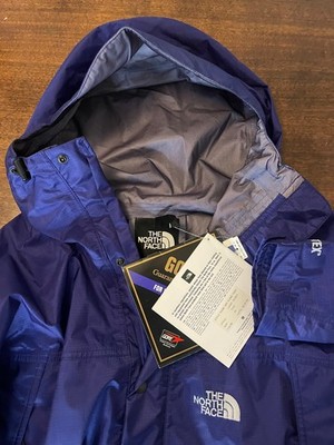 North Face Climb Very Light Jacket Gore-Tex XL Blue 90s Deadstock NOS NWT