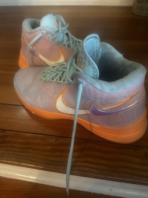 Nike M 8 / W 9.5 LeBron NXXT genisus Basketball Sneakers Mint / Citrus