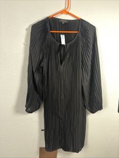 NWT! Banana Republic Black Chiffon Mini Dress - Size Medium 533473-02-1