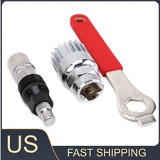 Bike Crank Extractor Puller + Bottom Bracket Remover Removal Tool Set