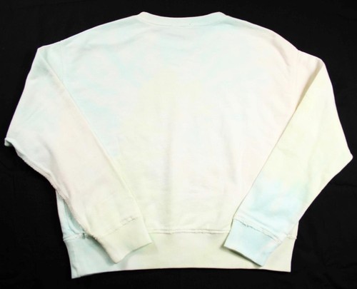 Polo Ralph Lauren Womens Sweatshirt M Relaxed Fit Terry Tie Dye White + $120 NEW - Picture 2 of 6