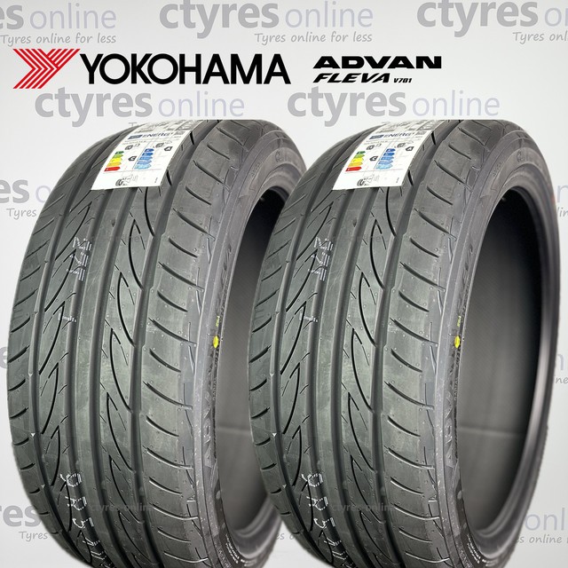 2X New 215 45 18 Yokohama Adan Fleva V701 93W XL * A WET GRIP (2 Tyres)