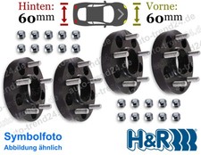 HR Spurverbreiterung schwarz DRM 60mm/Achse für Ford Galaxy WA6 Bj. 2006-2015
