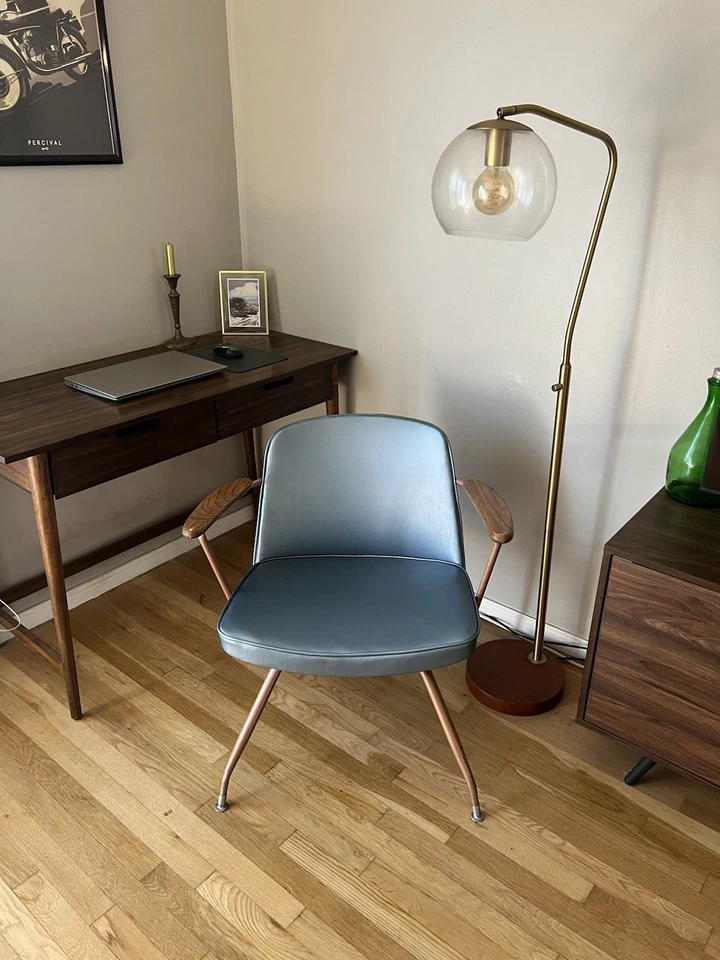 Poltrona giratória 1960 meados do século moderna Viko Baumritter - Imagem 2 de 3