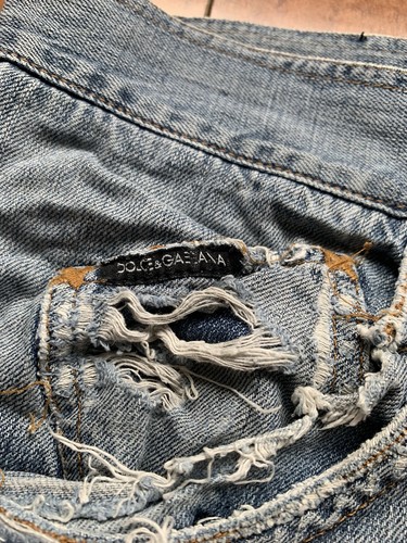 Dolce And gabbana Distressed Vintage Blue Jeans - 第 7/18 張圖片