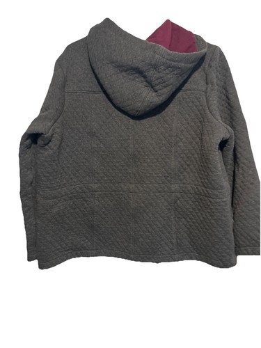 Talbots Gray Quilted Jacket Size 2X - Picture 3 of 3