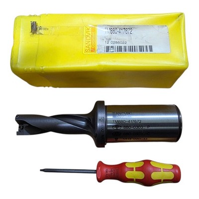 Sandvik CoroDrill TM880-417672 Indexable Insert Drill Body CNC U Drill 18mm× 3D