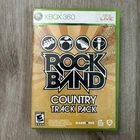 Rock Band Country Track Pack Microsoft Xbox 360 2009 Game Complete CIB Tested