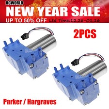 2PCS Parker / Hargraves DC 12V Small Brushless Diaphragm Pump Dual Head Air Pump