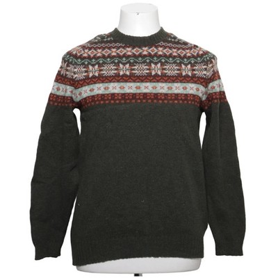 NN07, Strickpullover, Größe: M, NATHAN FAIR ISLE, Grün/Mehrfarbig, Wolle #n69
