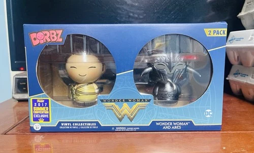 Funko Dorbz DC Universe Wonder Woman And Ares 2017 Summer Convention Exclusive