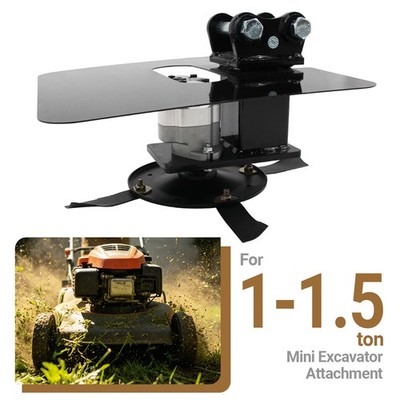 Hydraulic Grass Cutter Mower Attachment For 1-1.5ton Mini Excavator Attachment