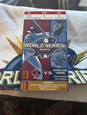 2002 Anaheim Anaheim Angel MVP Ticket World Series