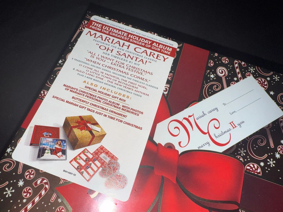 MARIAH CAREY 🎄 MERRY CHRISTMAS II YOU COLLECTOR'S GIFT BOX SET NEW SEALED RARE Foto 2 de 4