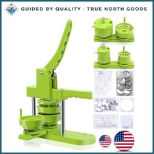 DIY Button Press Machine with Interchangeable Models and Circle Cutter Accessory