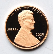 2025 S Lincoln Shield Cent Gem Proof Coins *FREE Shipping*