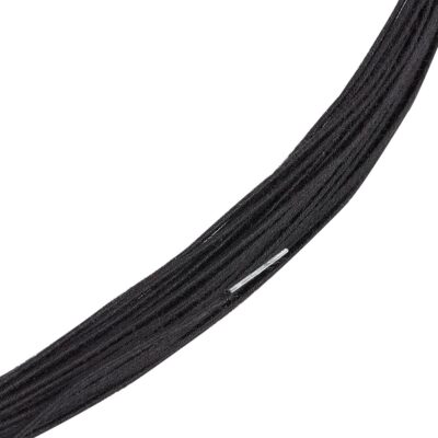 21 Yard Black Cotton Covered Millinery Wire Floral Wire for Sewing Brim Making