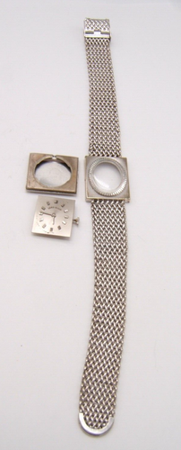 VTG LORD ELGIN WRIST WATCH WOMEN’S WORKING 10K GF BEZEL MESH STRAP 17J 977 - Picture 5 of 12