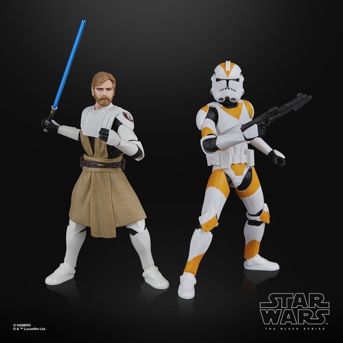 STAR WARS 6" THE BLACK SERIES COTR - OBI-WAN KENOBI & CLONE TROOPER (212TH) SIN USAR, EN CAJA - Imagen 4 de 4