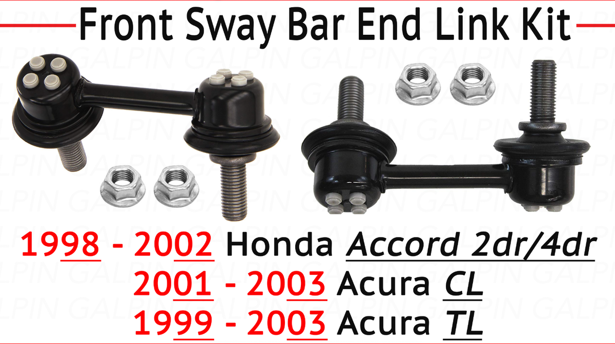 2007 Toyota Camry Sway Bar Link Front Sway Bar End Link Kit For Toyota Sienna | 1998-2003 Models | Pair - Left & Right | Direct Fit Toyota Sienna Sway Bar Links - Foto 8