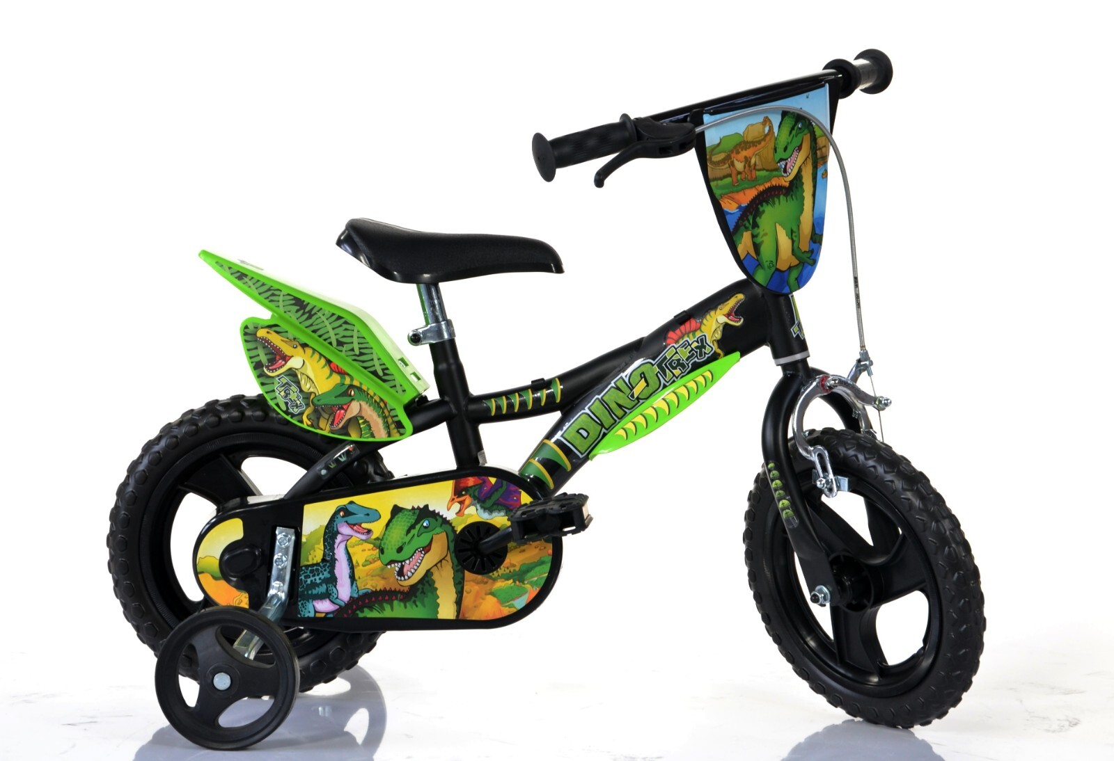 BICI BICICLETTA DINO BIKES DINOSAUR 3 4 5 ANNI BIMBO BAMBINO -12"- 612L-DS