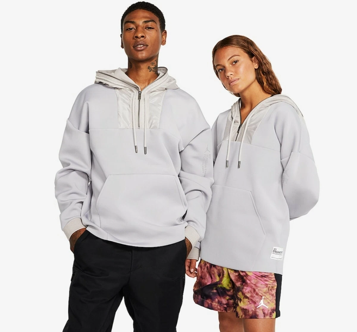 Jordan half zip hoodie top