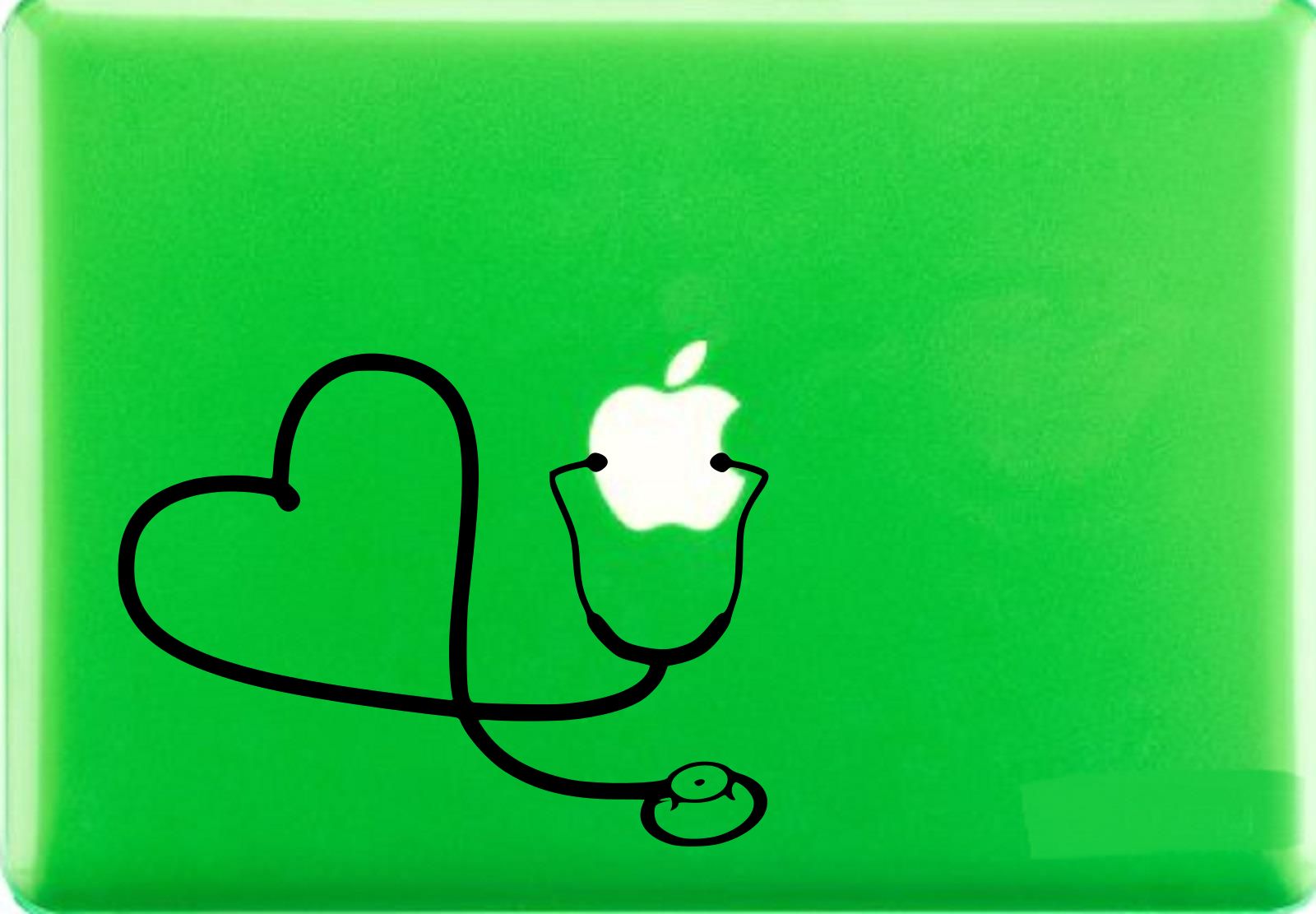 stethoscope decal sticker vinyl macbook doctor medical car window