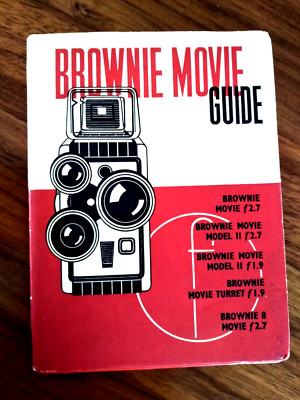 BROWNIE MOVIE GUIDE  BOOK DJ PROJECTOR CAMERA FOCAL PRESS FIRST EDITION
