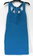 Asos Womens V Neck Sleeveless Cut Out Back Zip Stretch Casual Sheath Dress 14