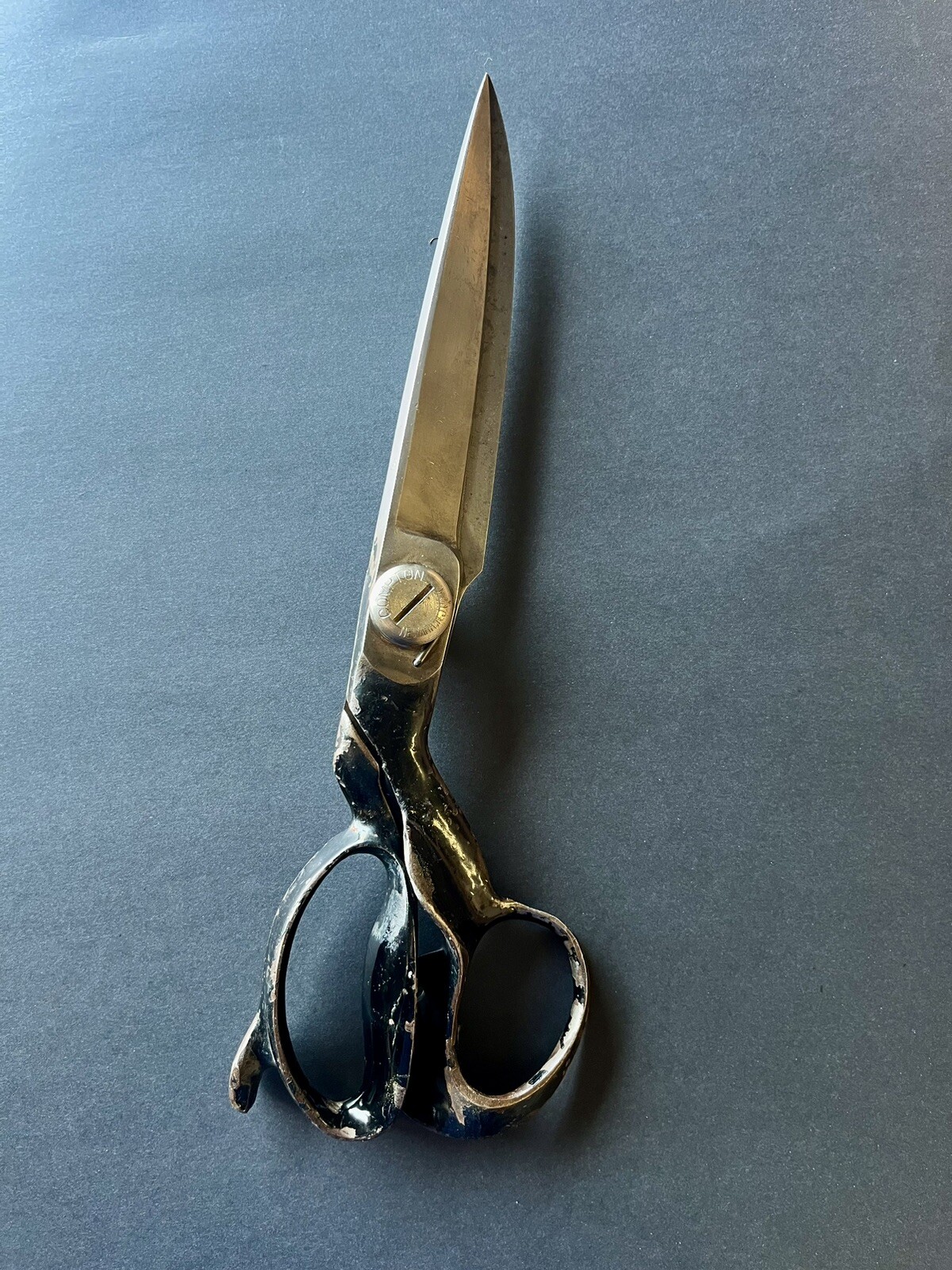 Antique Huge 14.5" WH Compton Scissors Tailor's Dressmaker Vintage Fabric Shears eBay