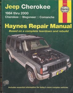 Haynes Jeep Cherokee Repair Manual Wagoneer Comanche 1984 Thru 2000 Ebay