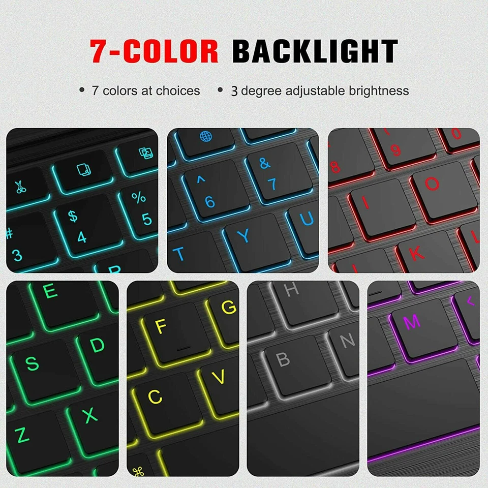 Detachable Keyboard+Case Cover for Samsung Galaxy Tab S10 Ultra 14.6" X920/926B - image 3 of 4