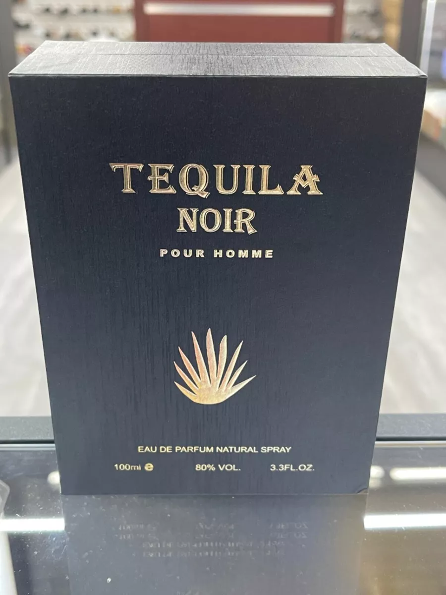 Tequila Noir Pour Homme Eau De Parfum Spray Men 3.3 Oz / 100 ml Brand New  Item!