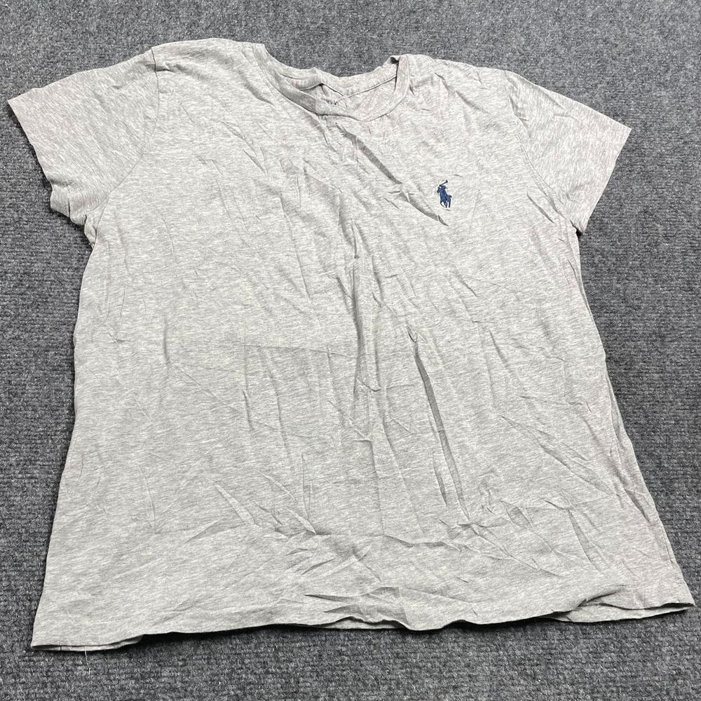 Ralph Lauren Men's Grey Crew Neck Short Sleeve T-Shirt Size Large