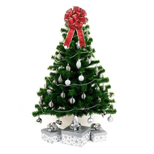 Large Bow Bowknot Glitter Christmas Tree Topper Ornaments Holiday Home Decor AU - Picture 3 of 14