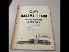 Bally Bahama Beach Bingo Manual