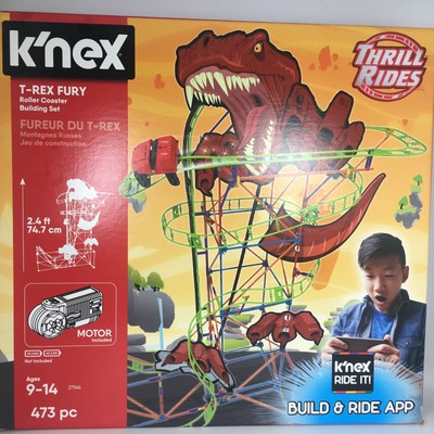 knex t rex roller coaster